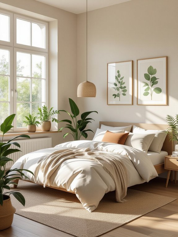 nature inspired bedroom transformation