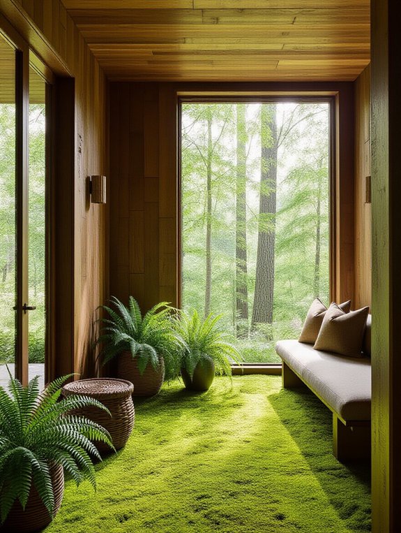 nature inspired calming atmosphere