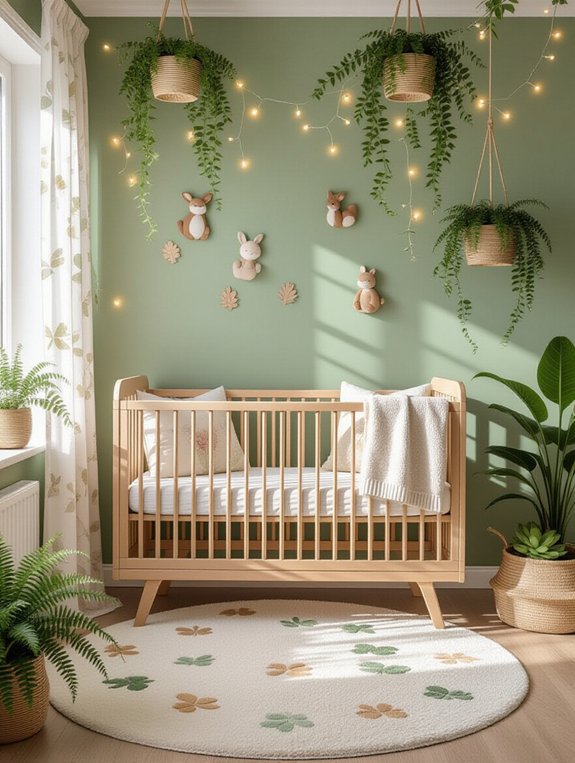nature inspired calming nursery
