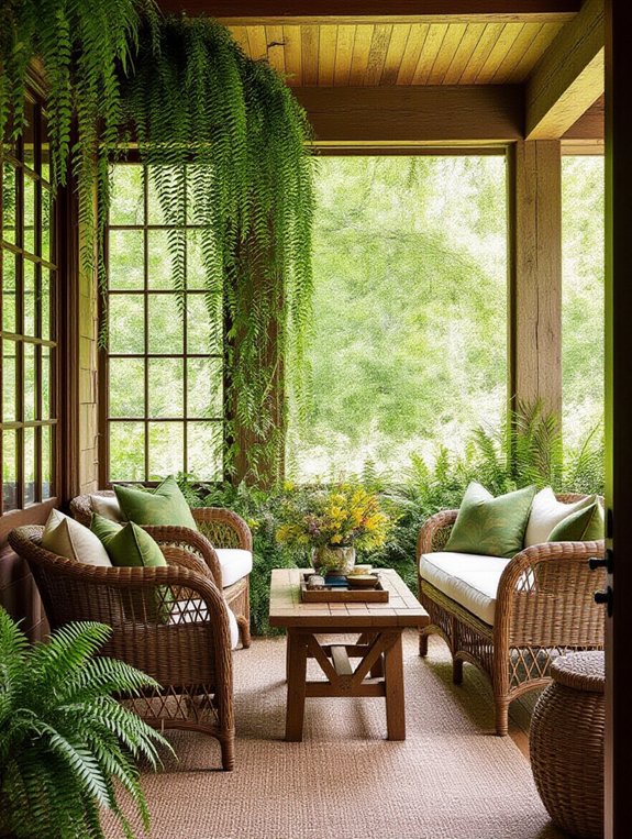 nature inspired cozy furniture