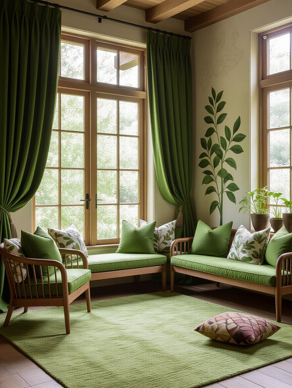 nature inspired cozy textiles