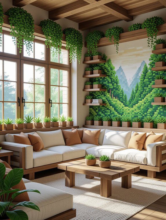 nature inspired indoor decor