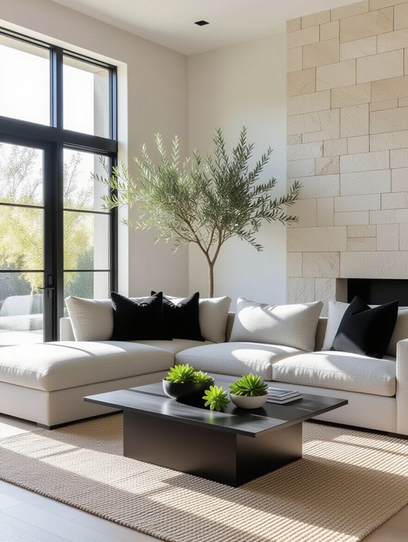 nature inspired living room decor