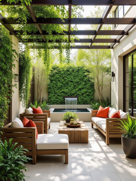 nature inspired outdoor design elements