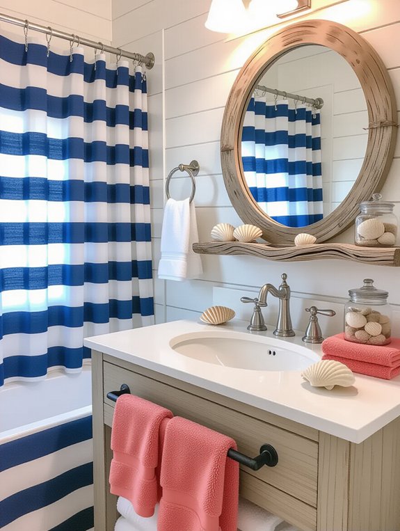 nautical beach bathroom decor