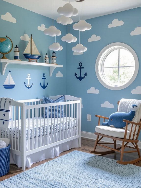 nautical nursery coastal decor