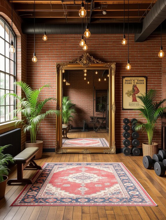 nostalgic charm workout space