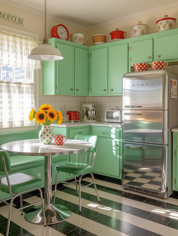 nostalgic cheerful dining experience