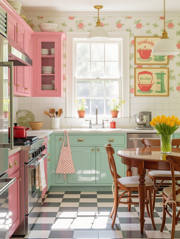 nostalgic retro kitchen decor
