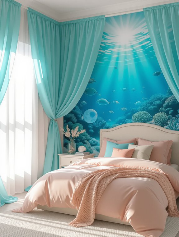 ocean themed calming sanctuary