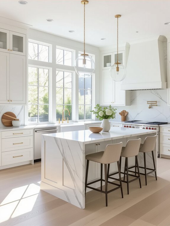 open airy kitchen design