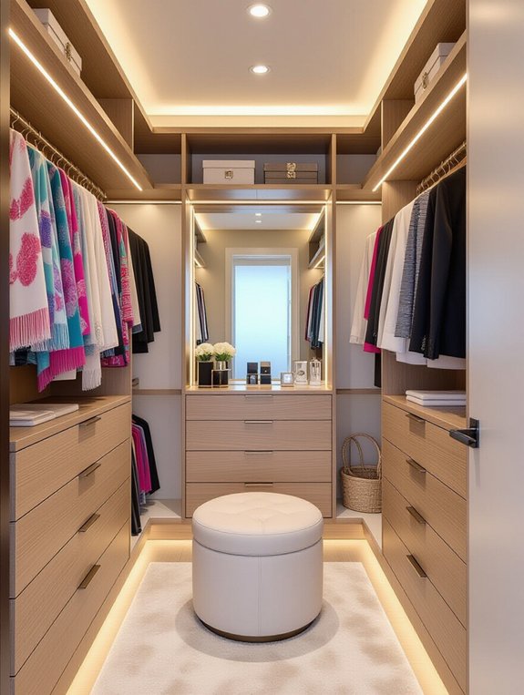 organize accessories with dividers