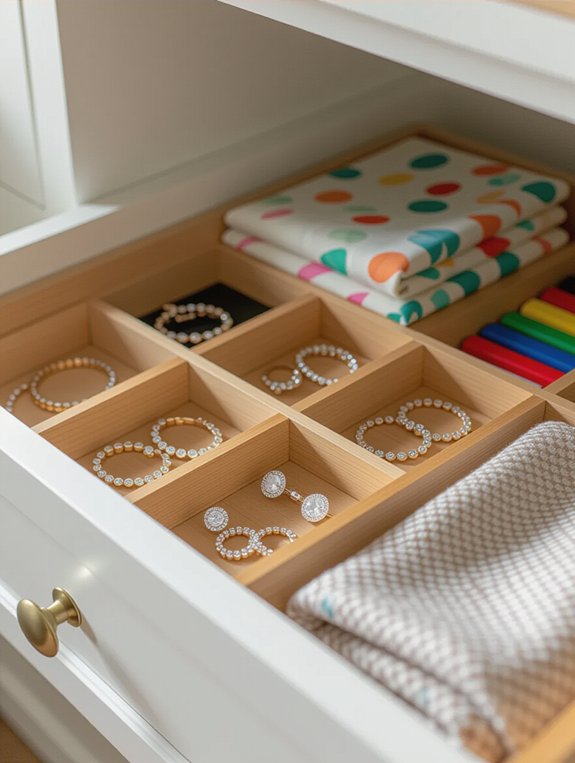 organized drawer space solutions