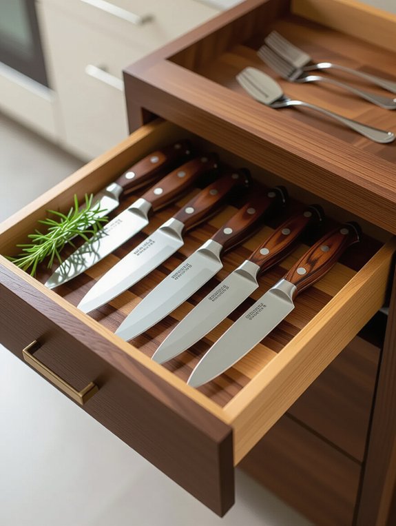 organized knife storage solution
