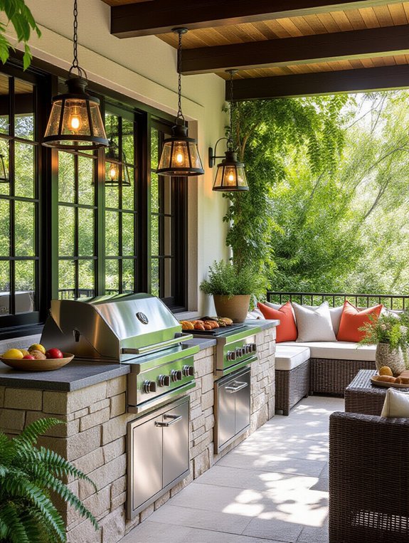 outdoor cooking paradise setup