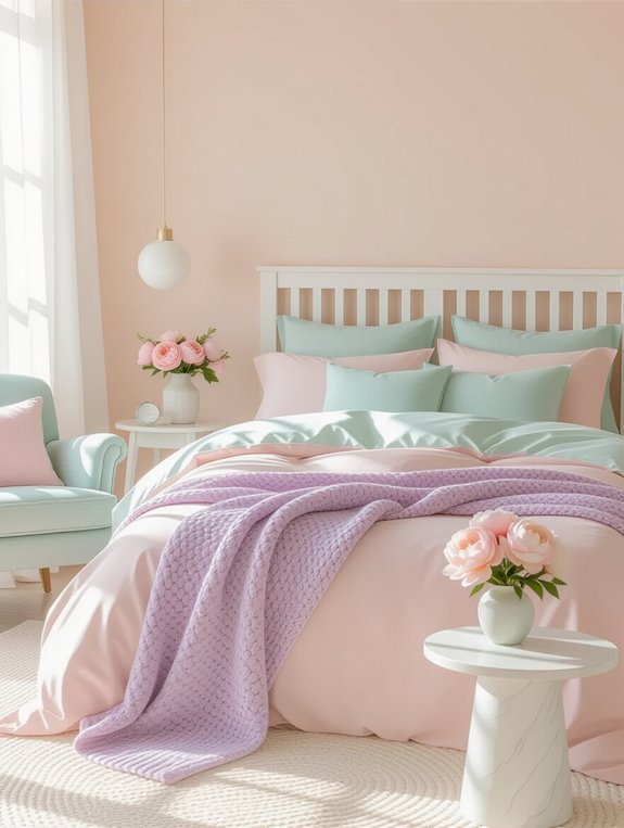 pastel colors create tranquility