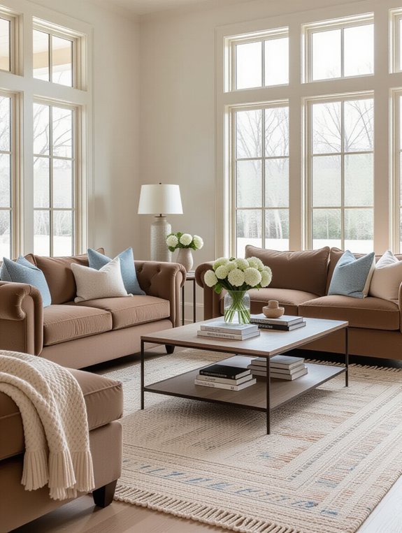 pastels and chocolate harmony