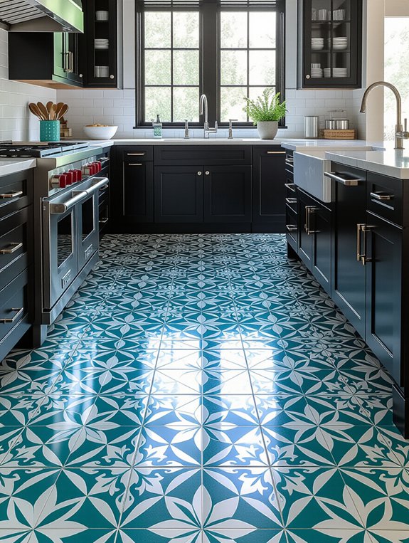 personalize your kitchen floor