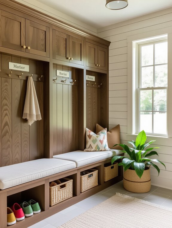 personalized family storage lockers