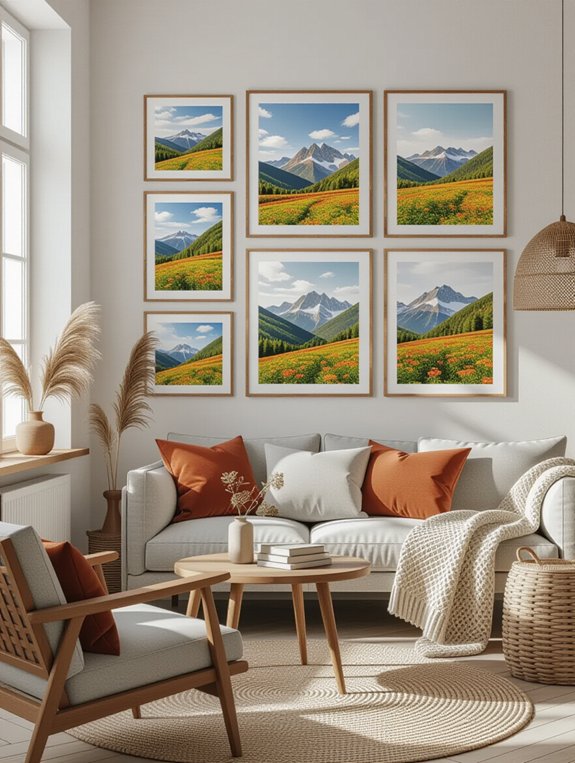 personalized framed photography display