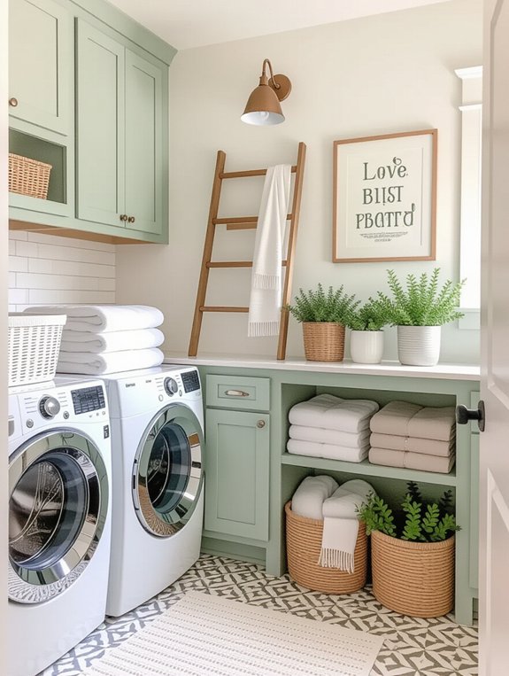 personalized laundry room decor