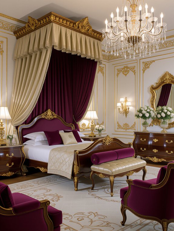 personalized regal bedroom touches