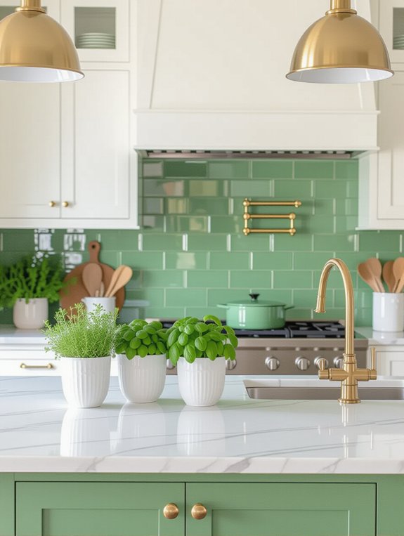 pistachio green kitchen bliss