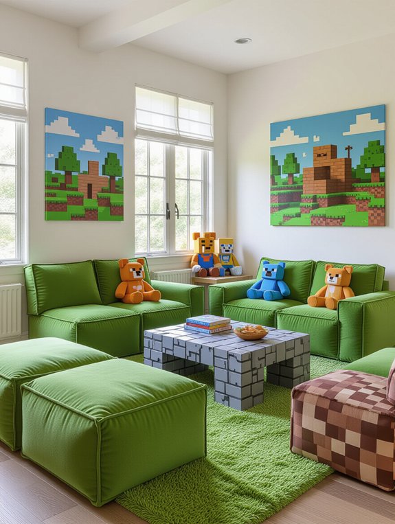 playful interactive living decor