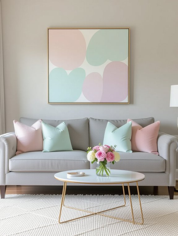 playful pastels brighten gray