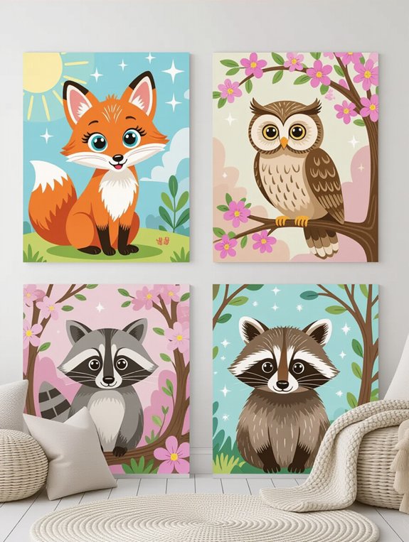 playful whimsical animal prints