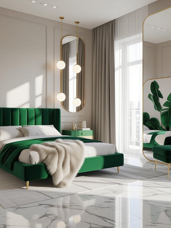 reflective decor for spaciousness