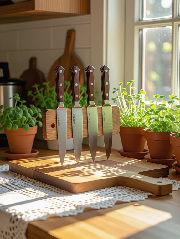 repurpose cutting board storage