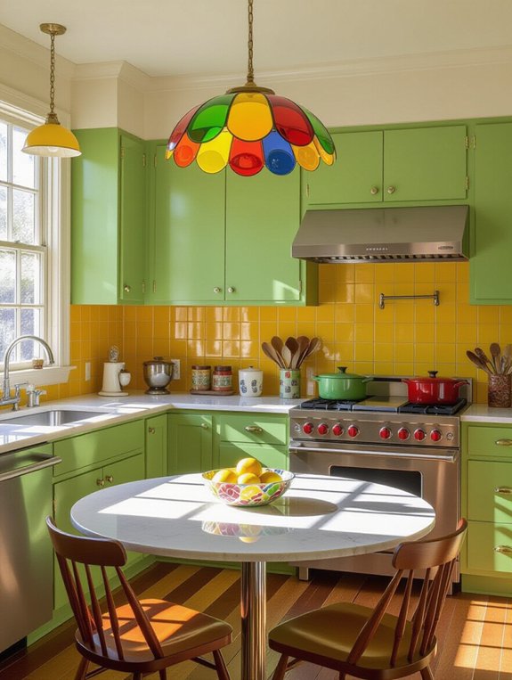 retro kitchen light fixtures