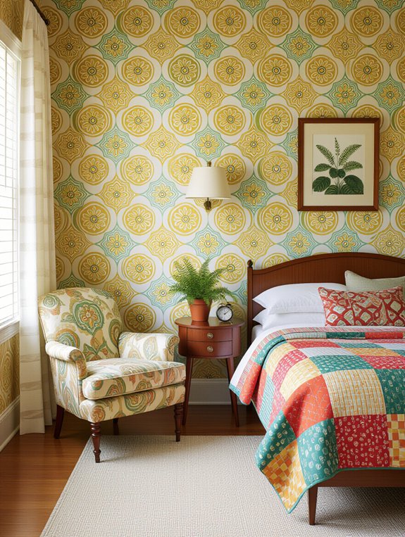 retro wallpaper design ideas