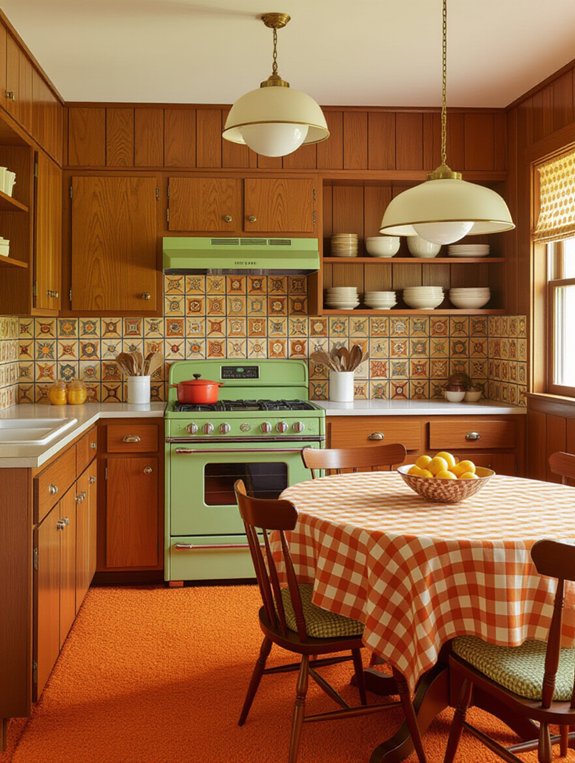 retro warmth and nostalgia