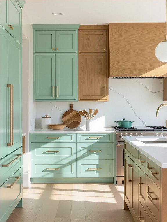 revitalizing kitchen color contrast