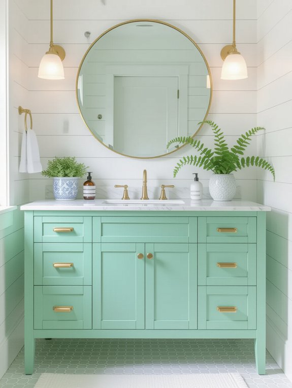 revitalizing mint green oasis
