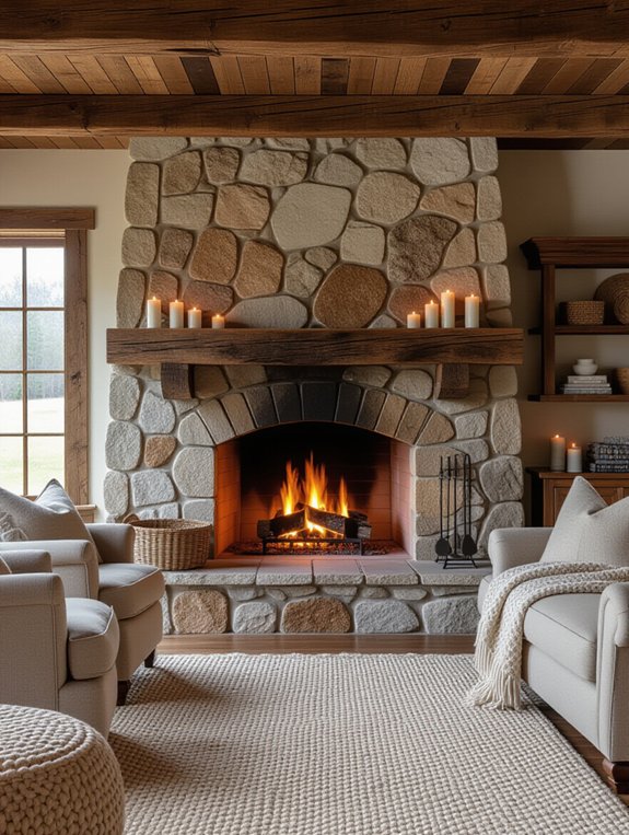 rustic charm and warmth