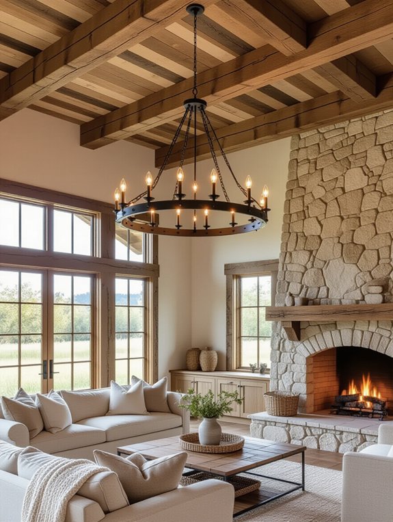 rustic charm in lighting