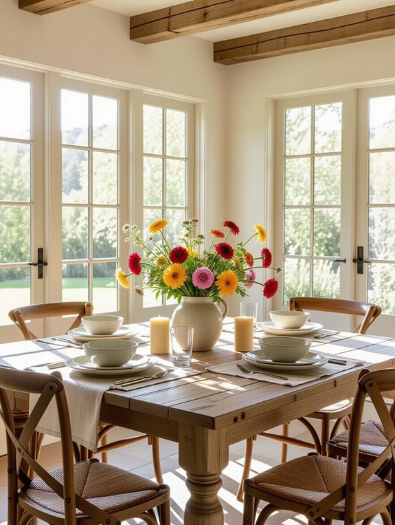 rustic charm natural materials