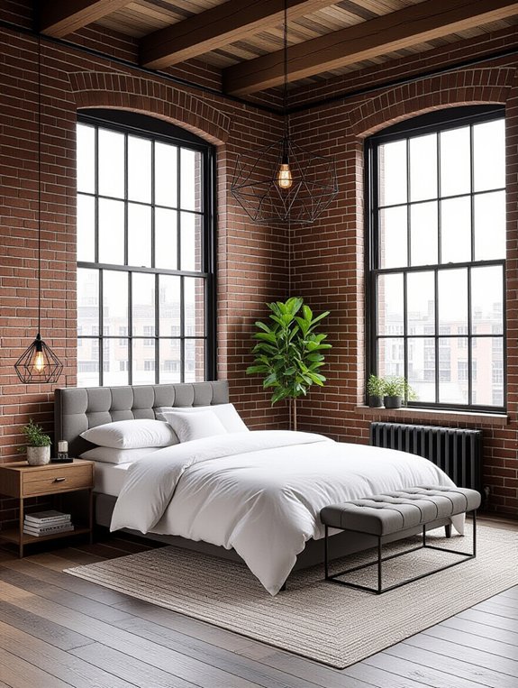 rustic modern bedroom design