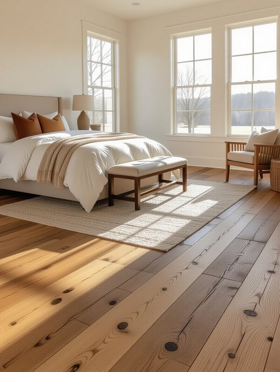 rustic reclaimed wood flooring