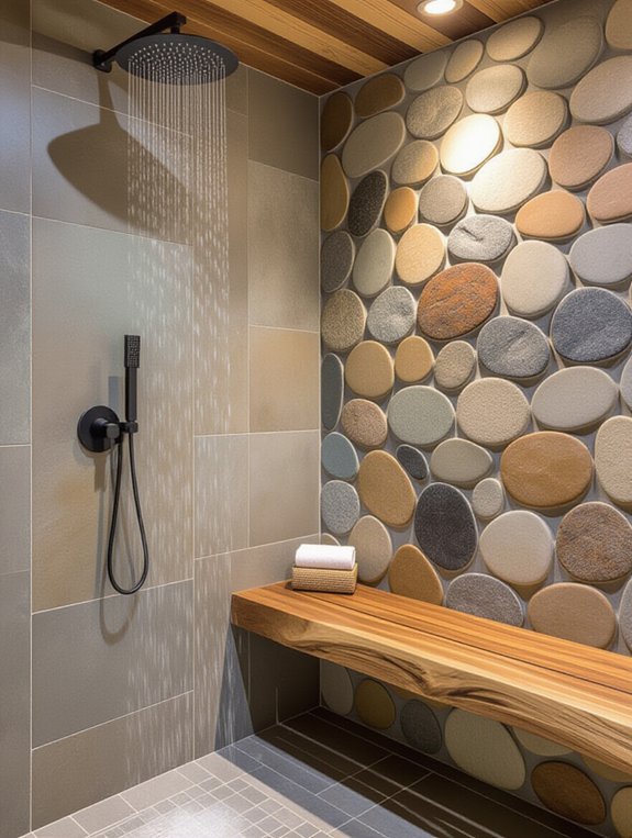 rustic river stone elegance