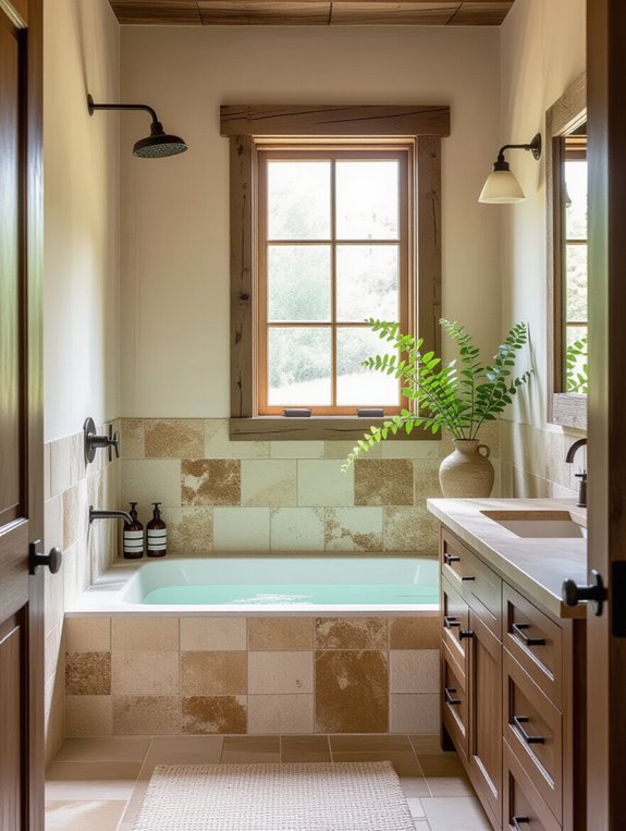 rustic vanity with character