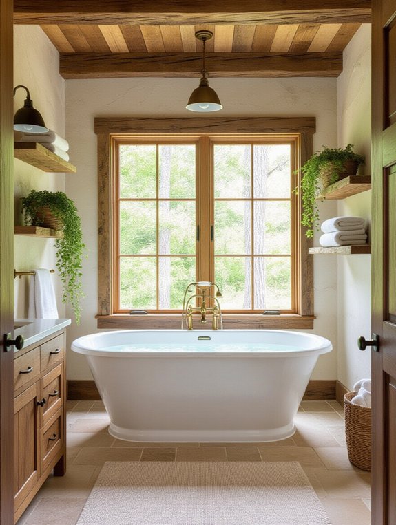 rustic warmth and charm