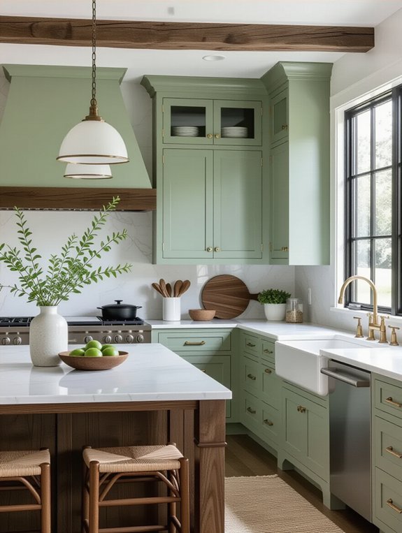 sage green island elegance