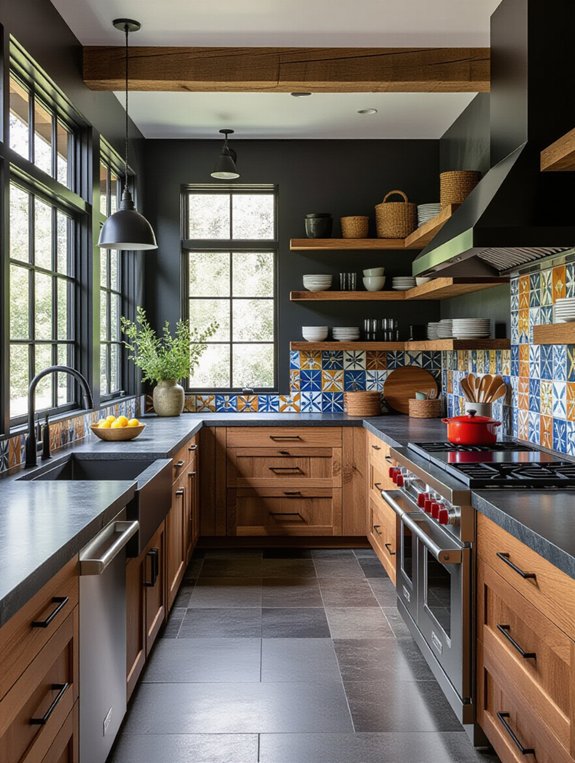 seamless kitchen flow design