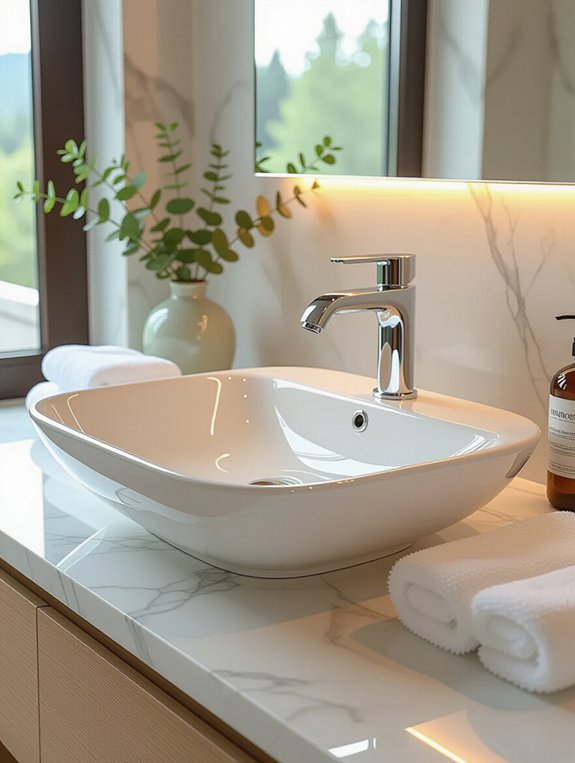 seamless modern bathroom elegance