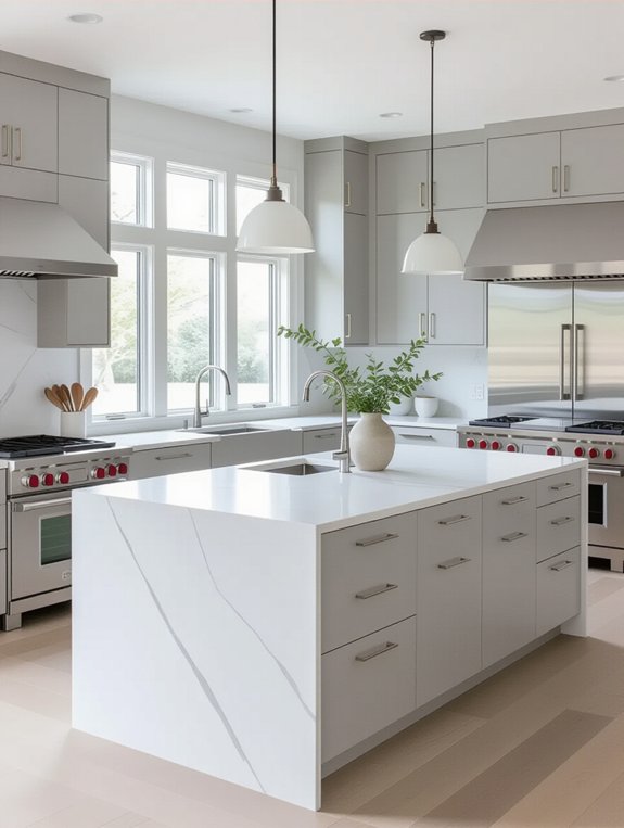 serene functional kitchen design