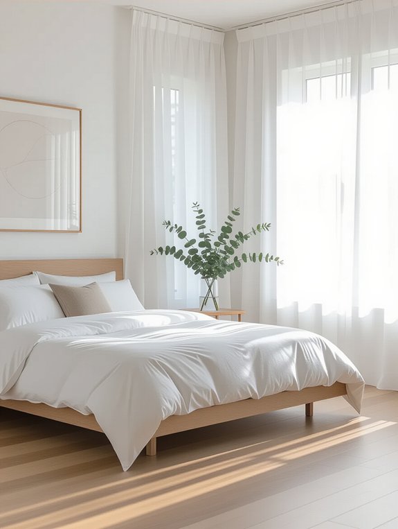 serene minimalist bedroom design
